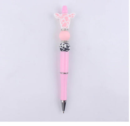 Cow Print Pens Ballpoint Pens, Black Ink 5 Colors