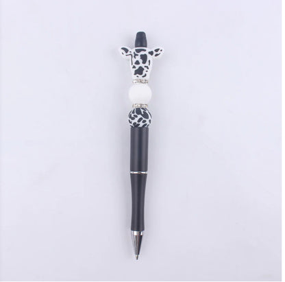 Cow Print Pens Ballpoint Pens, Black Ink 5 Colors