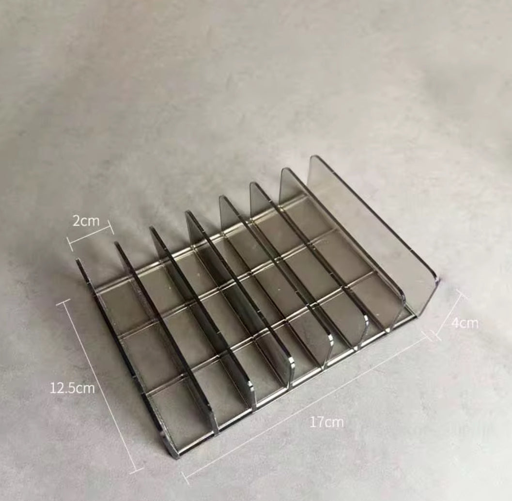 Gray Cash Tray Money Organizer