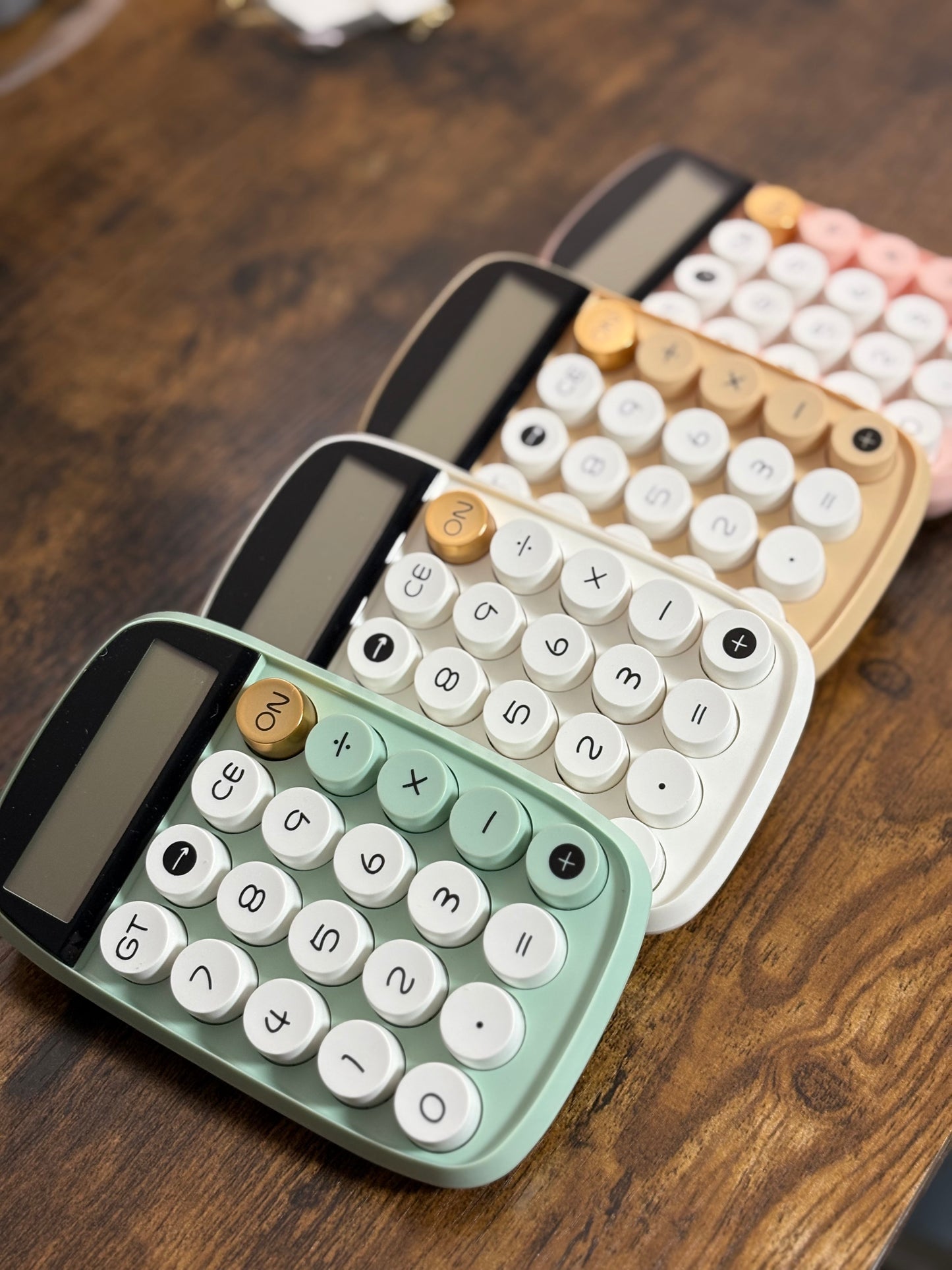 Chunky Button Calculators, Pastel Colors