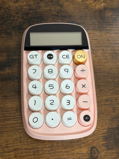 Chunky Button Calculators, Pastel Colors