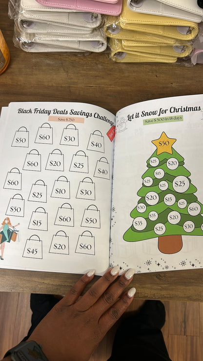 Savings Challenge Workbook, Money Saving Challenge Coloring Book, Savings Tracker, Money Book, Holiday Money Book, 100 Day Savings