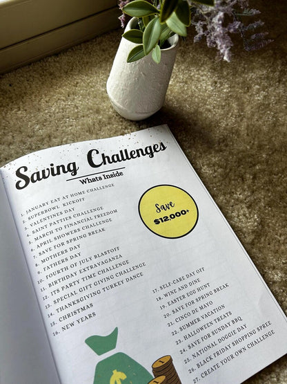 Savings Challenge Workbook, Money Saving Challenge Coloring Book, Savings Tracker, Money Book, Holiday Money Book, 100 Day Savings