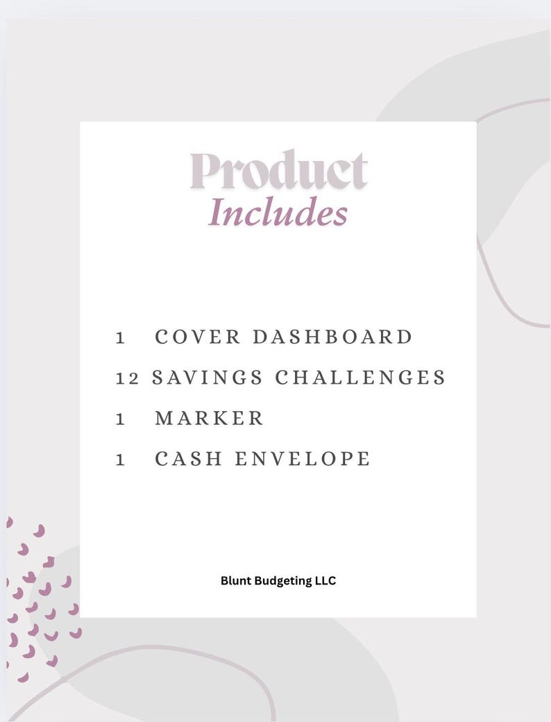 Butterfly 12 Months of Savings Challenge Inserts for Cash Stuffing, Size Fits A6 Budget Binder, Set of 12 Mini Savings Challenge Trackers