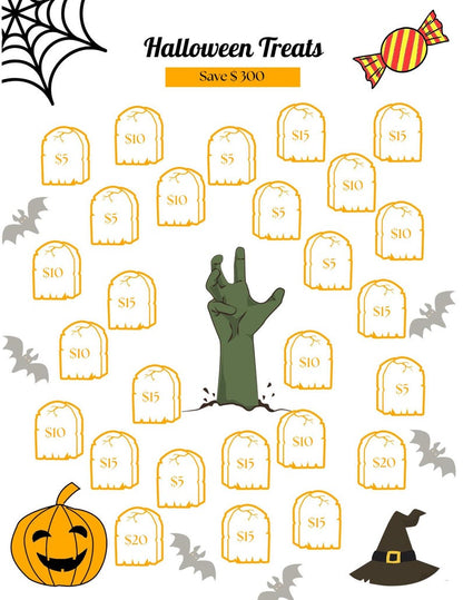 Holiday Savings Challenge Coloring Book Printable Money Tracker, Digital Savings, PDF A4 Size