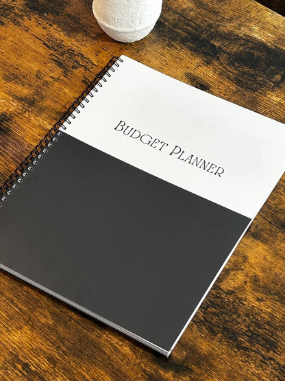 Budget Planner Book for Financial Organization, Monthly Expense Tracker & Savings Goals Journal Undated Money Management Workbook