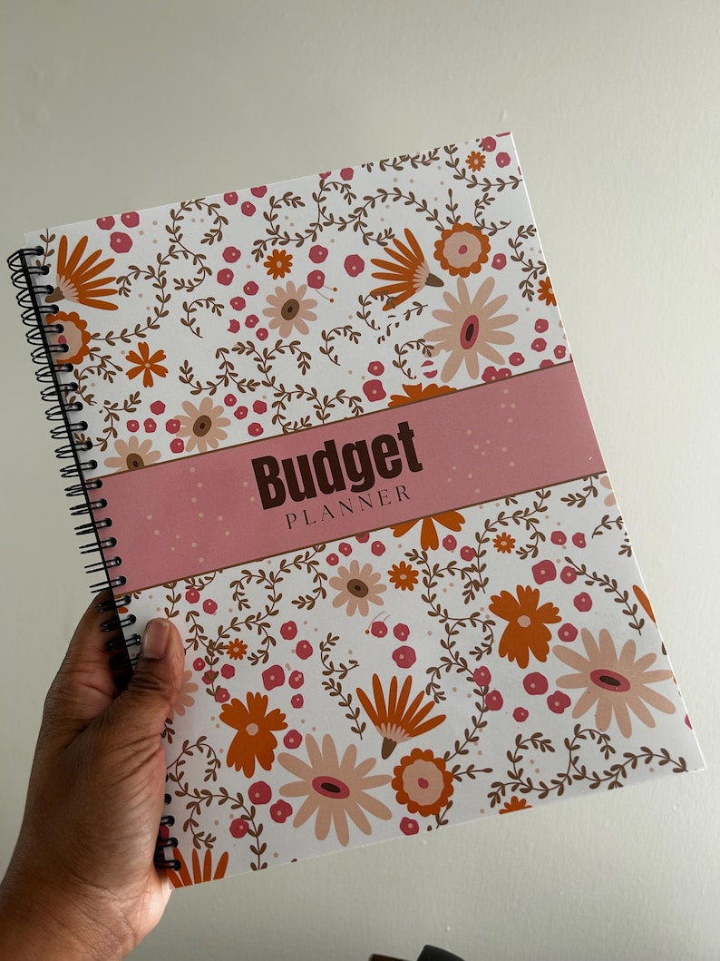 Budget Planner for Financial Organization, Monthly Expense Tracker & Savings Goals Journal Undated Money Management Workbook, Yearly Budget