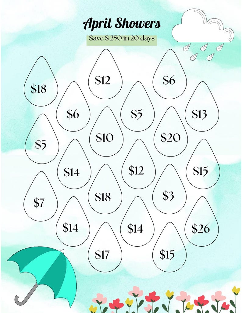 Holiday Savings Challenge Coloring Book Printable Money Tracker, Digital Savings, PDF A4 Size