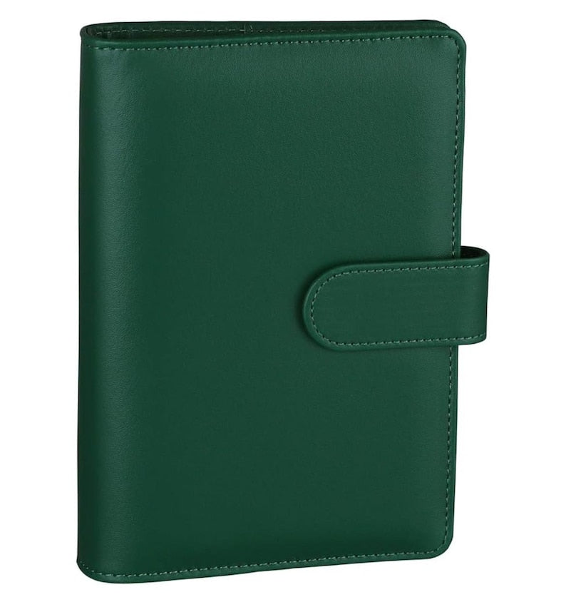 Cash Cow 12 Months of Savings Challenge Bundle for Cash Stuffing, A6 Budget Binder, Set of 12 Laminated Mini Savings Challenge Trackers