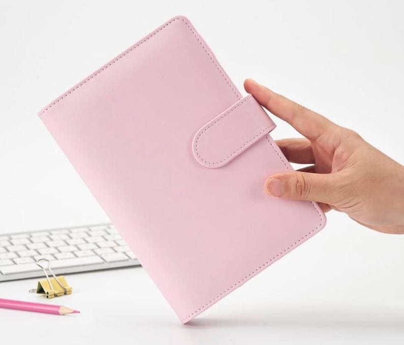 Black Bow, 12 Months of Savings Challenge Bundle for Cash Stuffing, A6 Budget Binder, Set of 12 Laminated Mini Savings Challenge Trackers