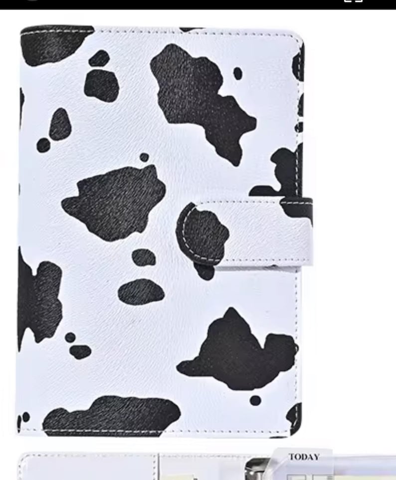 Cash Cow 12 Months of Savings Challenge Bundle for Cash Stuffing, A6 Budget Binder, Set of 12 Laminated Mini Savings Challenge Trackers